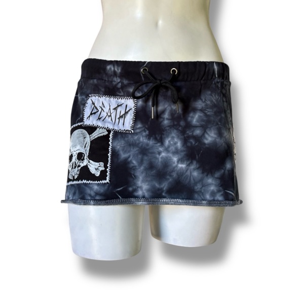 Dolls Kill Dresses & Skirts - DollsKill | NWT’s Current Mood Cyber Y2K Goth Grunge Mini Sweat Skirt